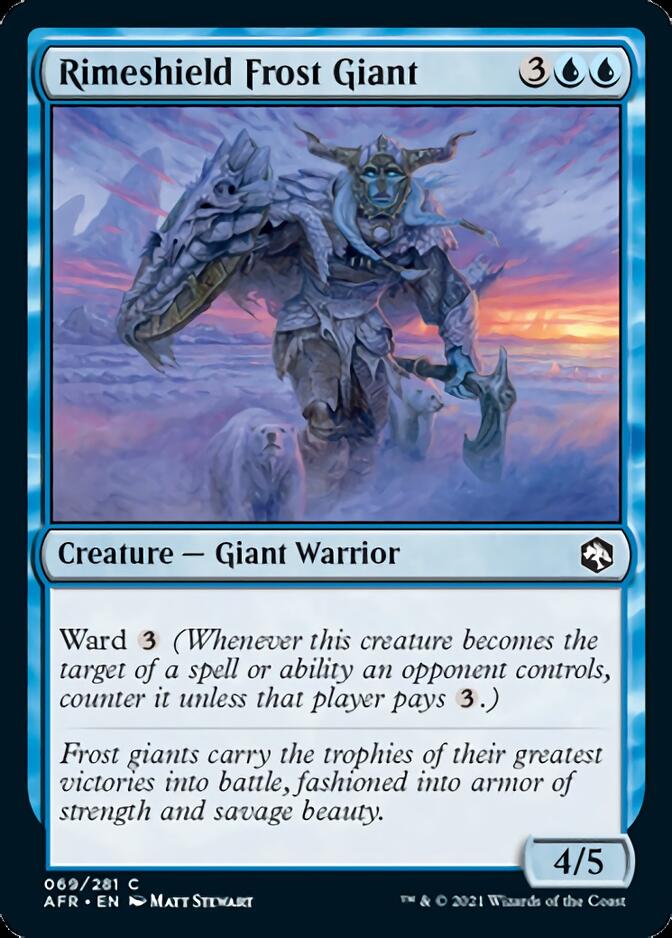 Rimeshield Frost Giant [Dungeons & Dragons: Adventures in the Forgotten Realms] | Card Citadel