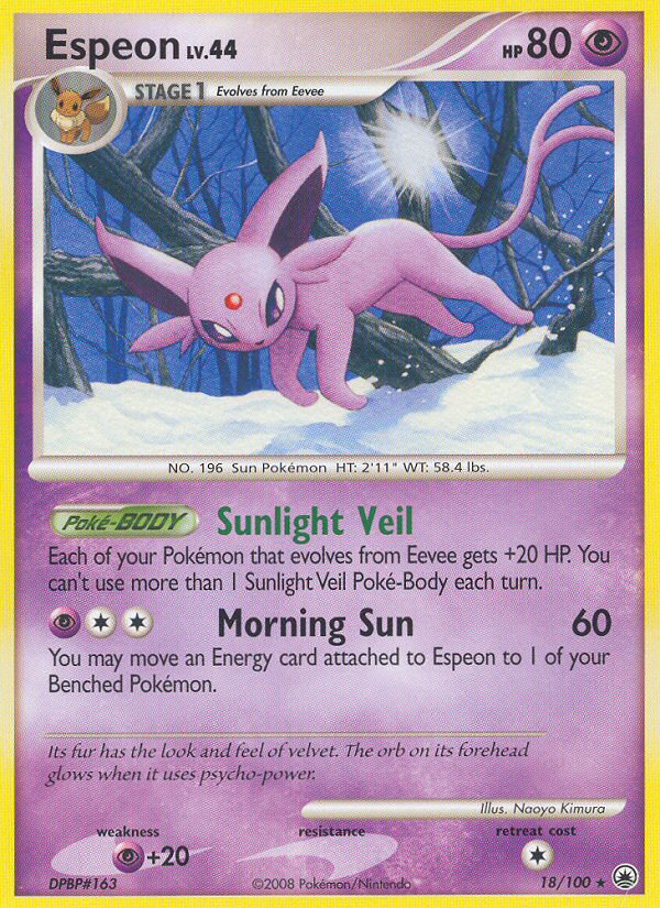 Espeon (18/100) [Diamond & Pearl: Majestic Dawn] | Card Citadel