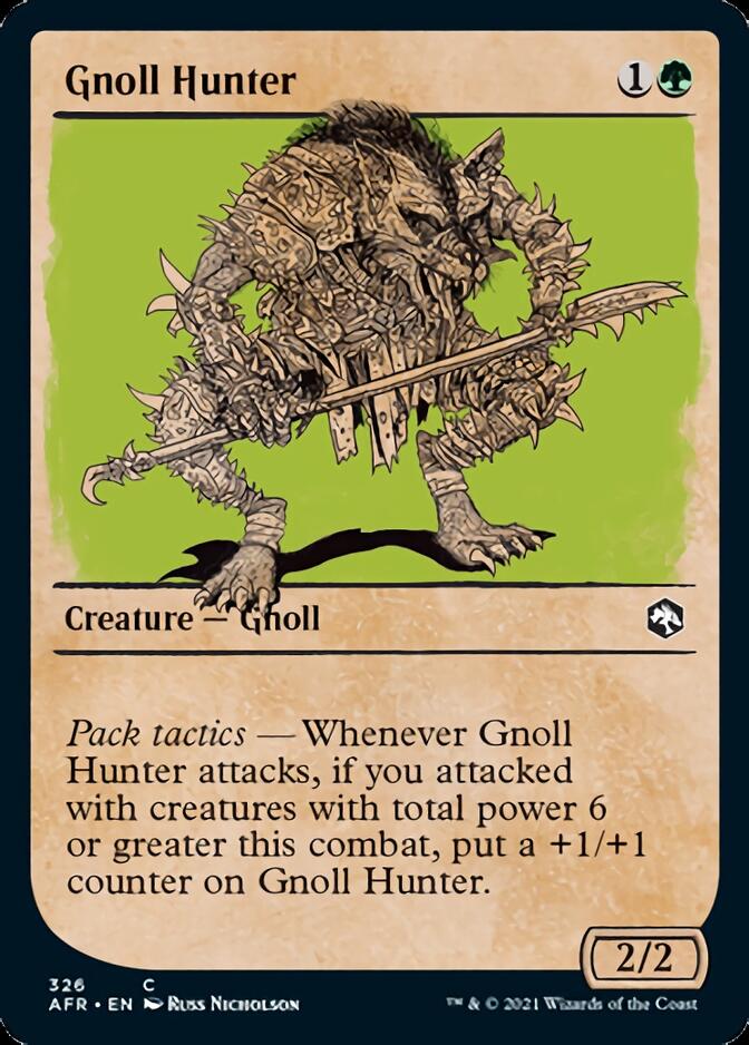 Gnoll Hunter (Showcase) [Dungeons & Dragons: Adventures in the Forgotten Realms] | Card Citadel