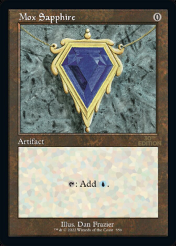 Mox Sapphire (Retro) [30th Anniversary Edition] | Card Citadel