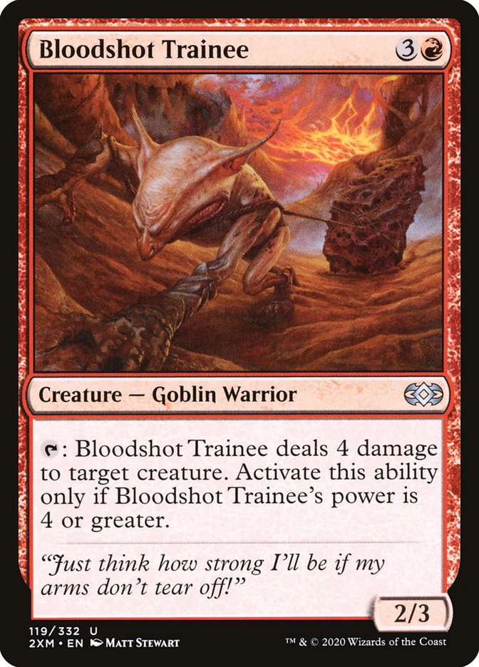 Bloodshot Trainee [Double Masters] | Card Citadel