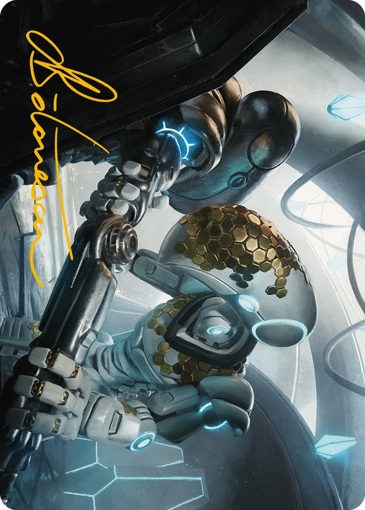 Myr Kinsmith Art Card (Gold-Stamped Signature) [Phyrexia: All Will Be One Art Series] | Card Citadel
