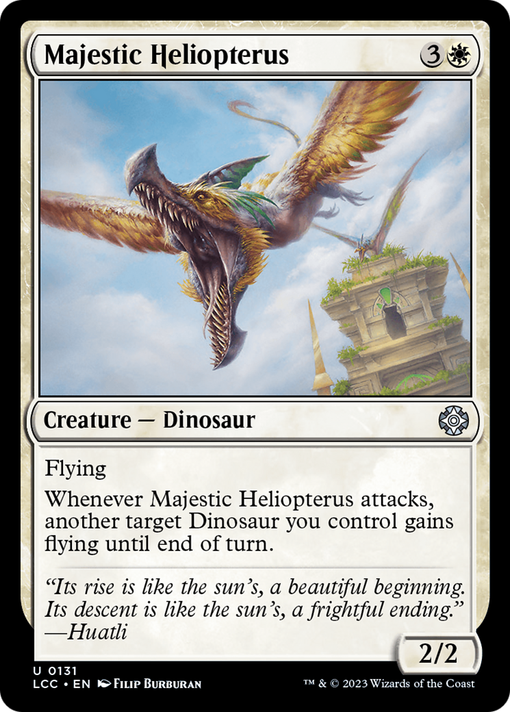 Majestic Heliopterus [The Lost Caverns of Ixalan Commander] | Card Citadel