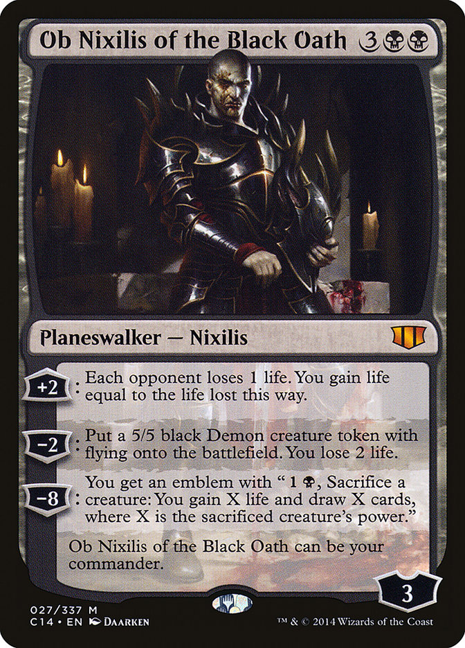 Ob Nixilis of the Black Oath [Commander 2014] | Card Citadel