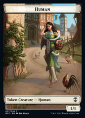 Eldrazi Spawn // Human Double-sided Token [Streets of New Capenna Commander Tokens] | Card Citadel