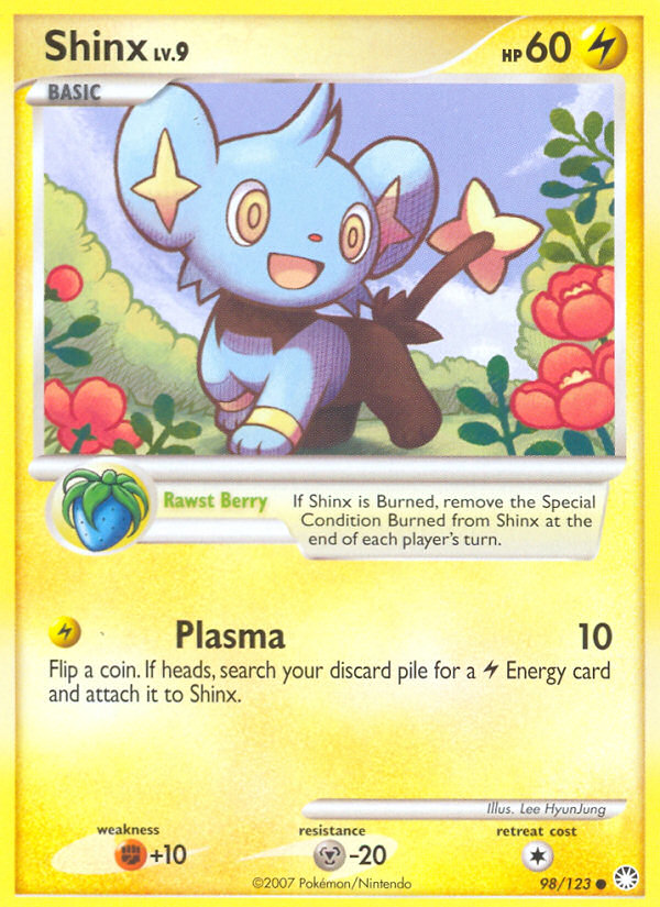 Shinx (98/123) [Diamond & Pearl: Mysterious Treasures] | Card Citadel