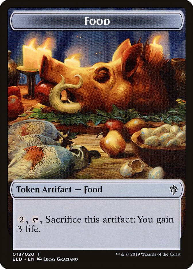 Food (018/020) [Throne of Eldraine Tokens] | Card Citadel