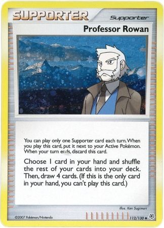 Professor Rowan (112/130) (Cosmos Holo) [Diamond & Pearl: Base Set] | Card Citadel