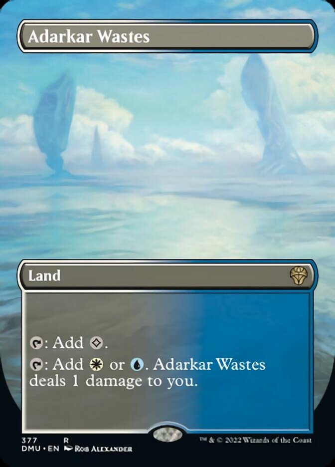 Adarkar Wastes (Borderless Alternate Art) [Dominaria United] | Card Citadel