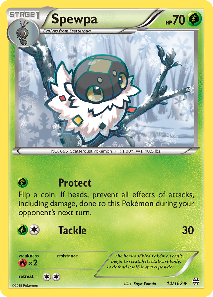 Spewpa (14/162) [XY: BREAKthrough] | Card Citadel