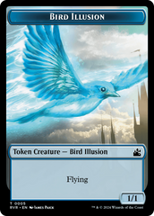 Goblin (0008) // Bird Illusion Double-Sided Token [Ravnica Remastered Tokens] | Card Citadel