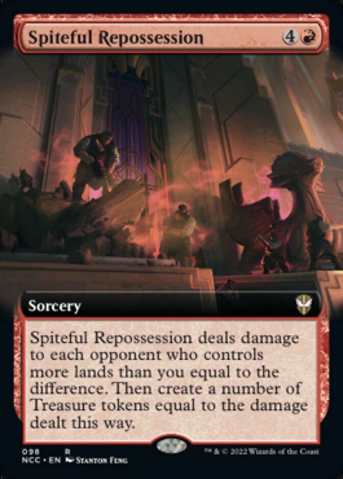 Spiteful Repossession (Extended Art) [Streets of New Capenna Commander] | Card Citadel