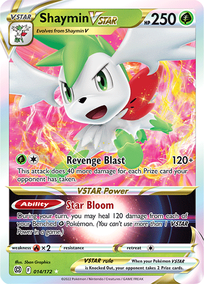 Shaymin VSTAR (014/172) [Sword & Shield: Brilliant Stars] | Card Citadel