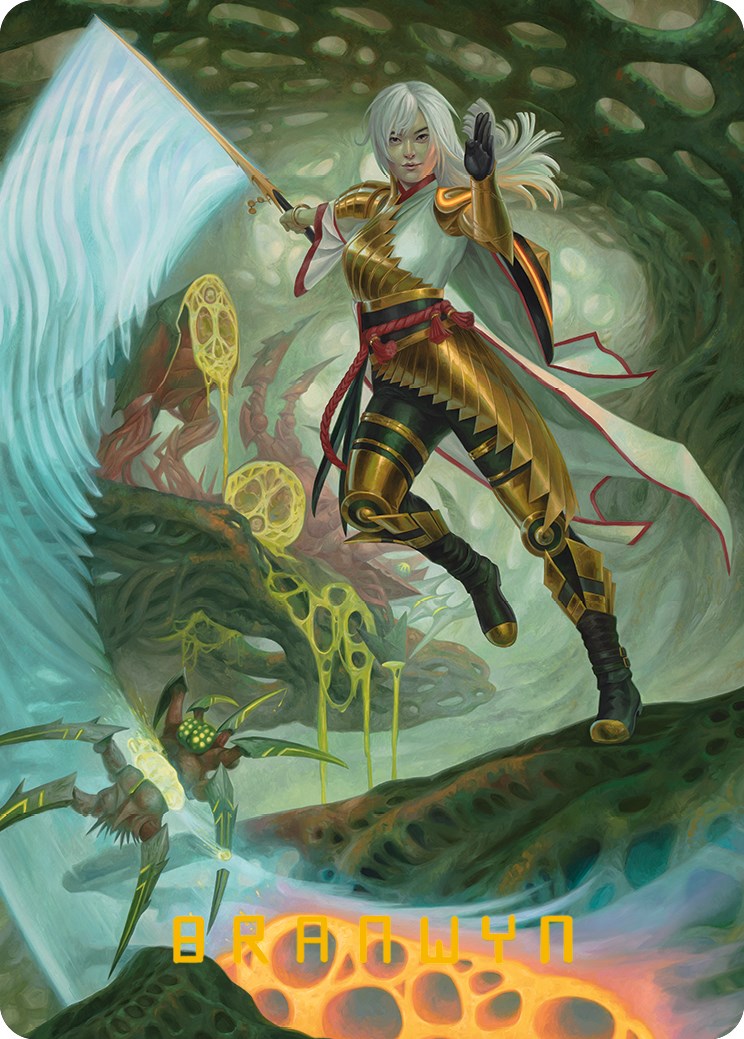 The Eternal Wanderer Art Card (Gold-Stamped Signature) [Phyrexia: All Will Be One Art Series] | Card Citadel