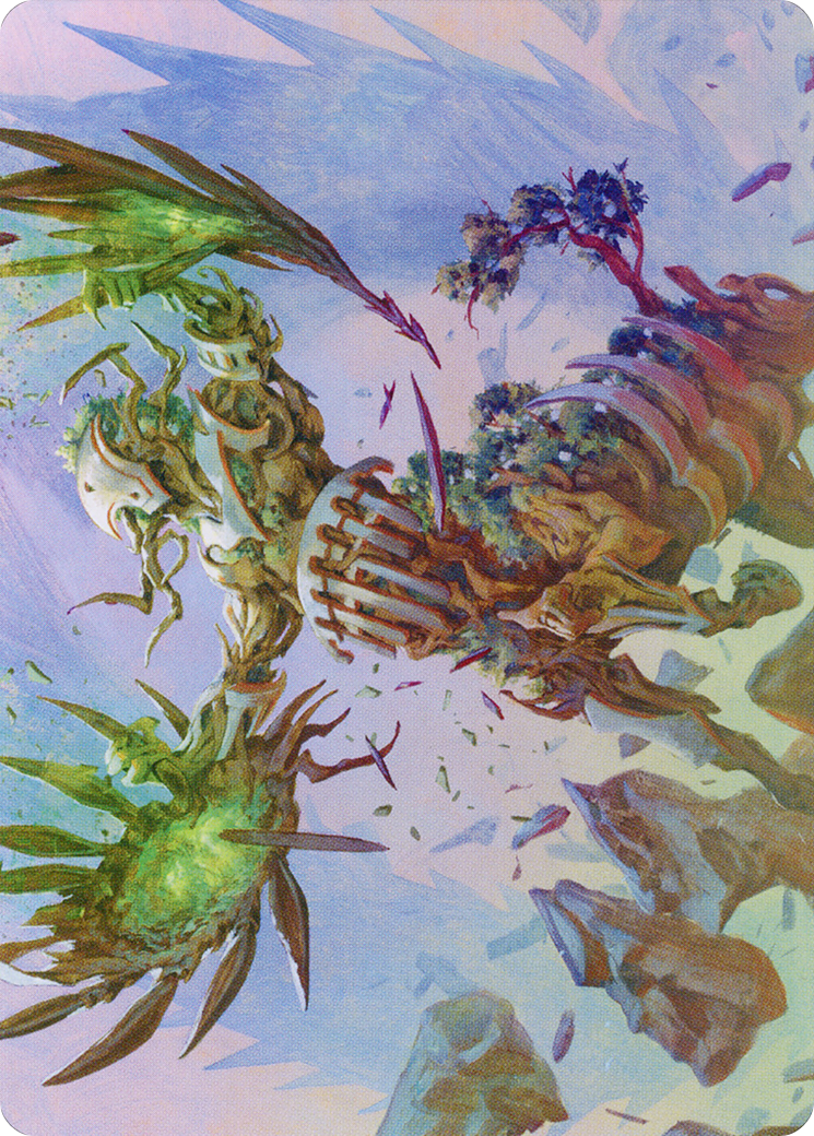 Botanical Brawler Art Card [March of the Machine Art Series] | Card Citadel