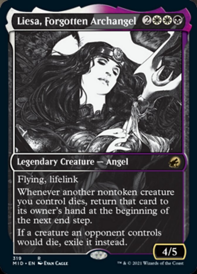 Liesa, Forgotten Archangel (Showcase Eternal Night) [Innistrad: Midnight Hunt] | Card Citadel