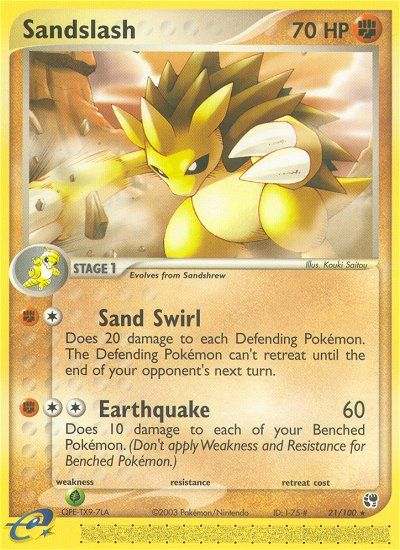 Sandslash (21/100) [EX: Sandstorm] | Card Citadel