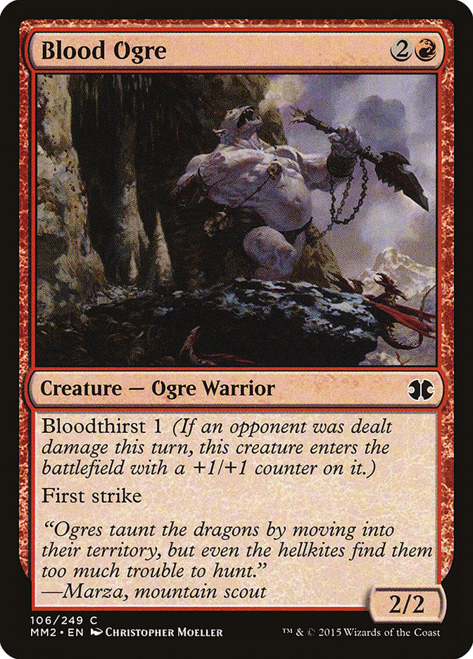 Blood Ogre [Modern Masters 2015] | Card Citadel