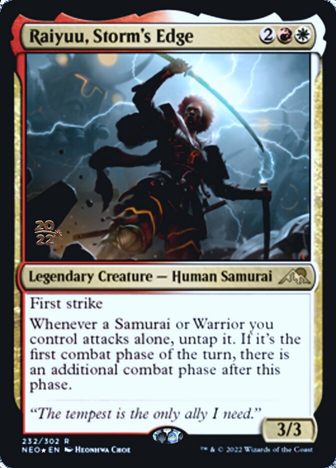 Raiyuu, Storm's Edge [Kamigawa: Neon Dynasty Prerelease Promos] | Card Citadel