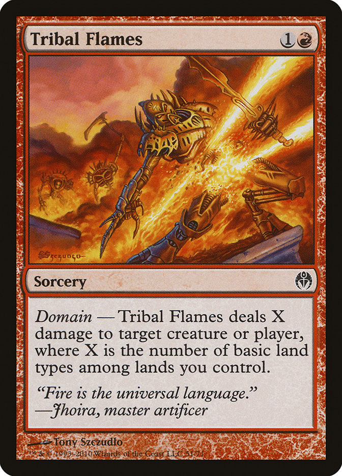Tribal Flames [Duel Decks: Phyrexia vs. the Coalition] | Card Citadel