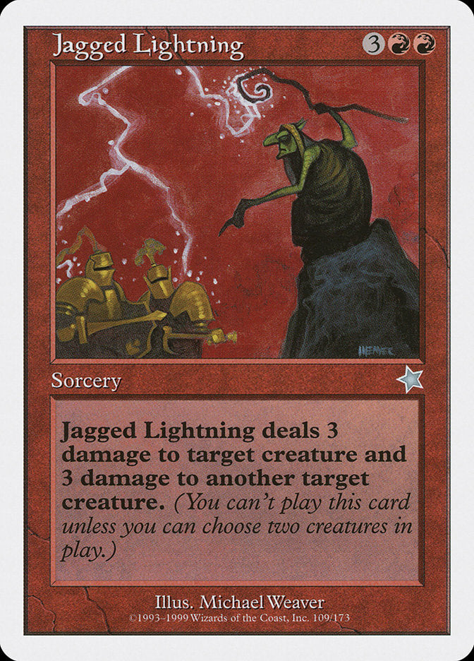 Jagged Lightning [Starter 1999] | Card Citadel