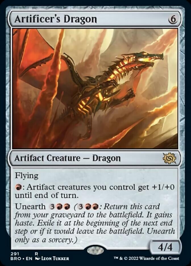 Artificer's Dragon [The Brothers' War] | Card Citadel