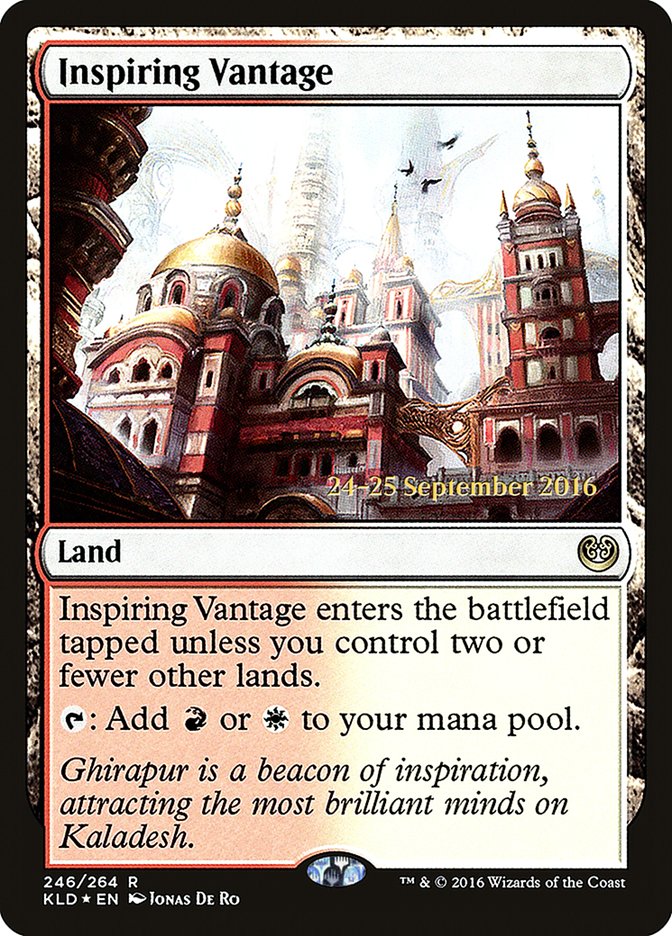 Inspiring Vantage  [Kaladesh Prerelease Promos] | Card Citadel