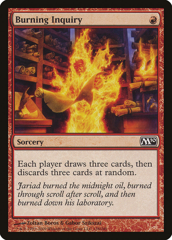 Burning Inquiry [Magic 2010] | Card Citadel