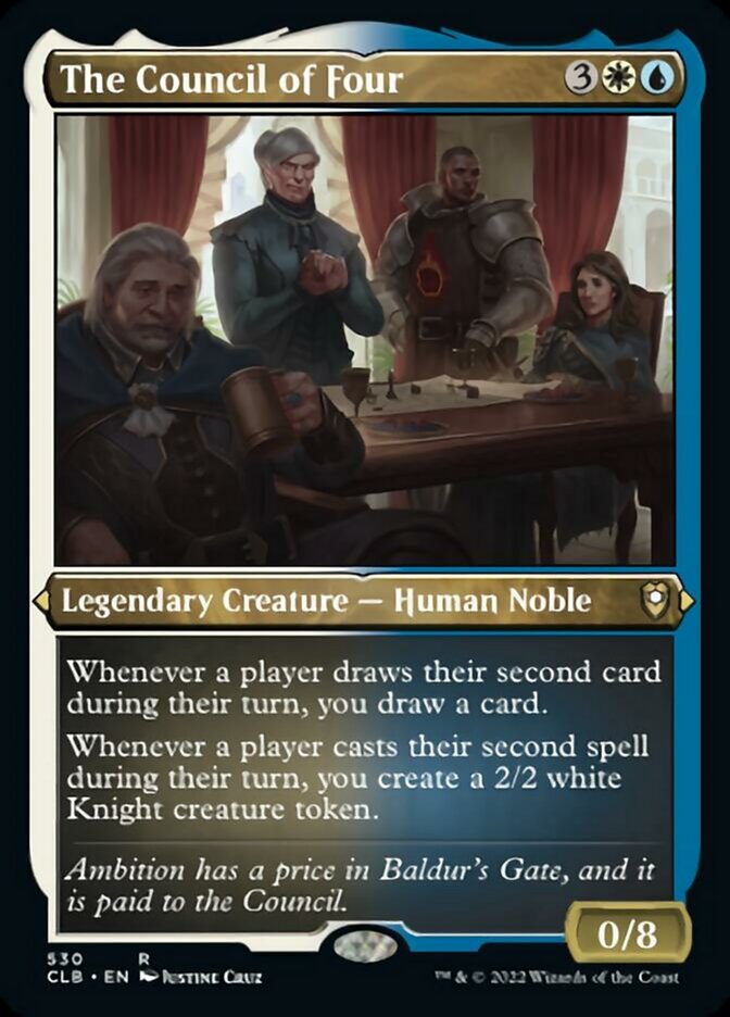 The Council of Four (Foil Etched) [Commander Legends: Battle for Baldur's Gate] | Card Citadel