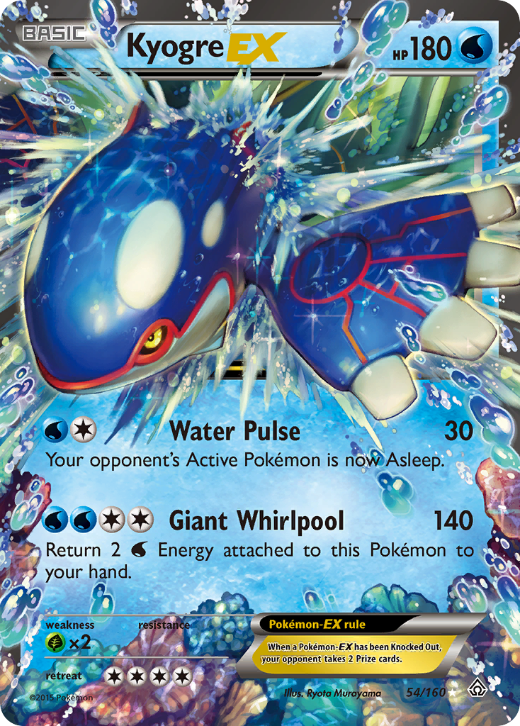 Kyogre EX (54/160) [XY: Primal Clash] | Card Citadel