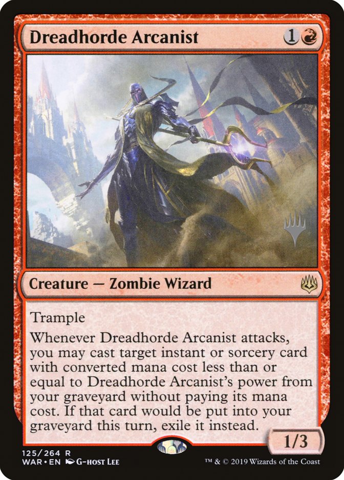 Dreadhorde Arcanist [War of the Spark Promos] | Card Citadel