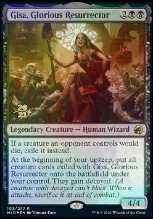 Gisa, Glorious Resurrector [Innistrad: Midnight Hunt Prerelease Promos] | Card Citadel