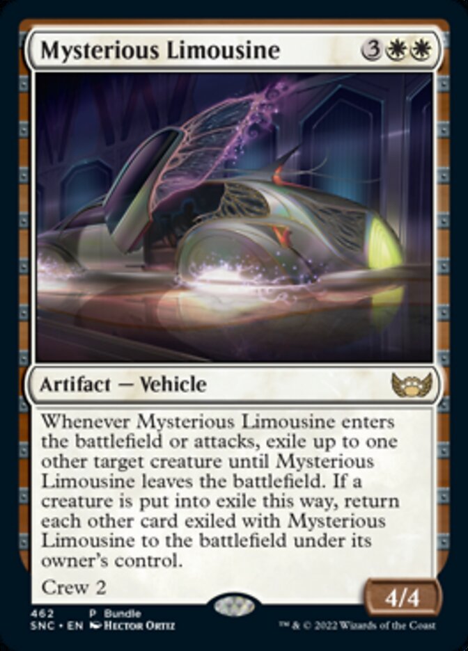 Mysterious Limousine (Bundle) [Streets of New Capenna] | Card Citadel