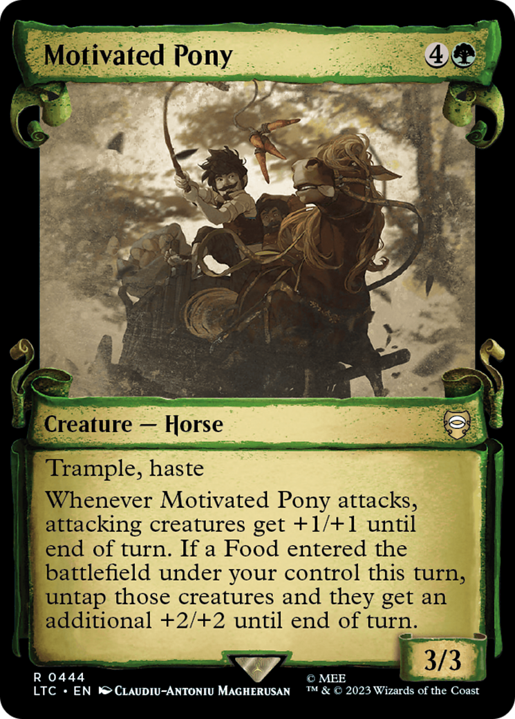 Motivated Pony [The Lord of the Rings: Tales of Middle-Earth Commander Showcase Scrolls] | Card Citadel