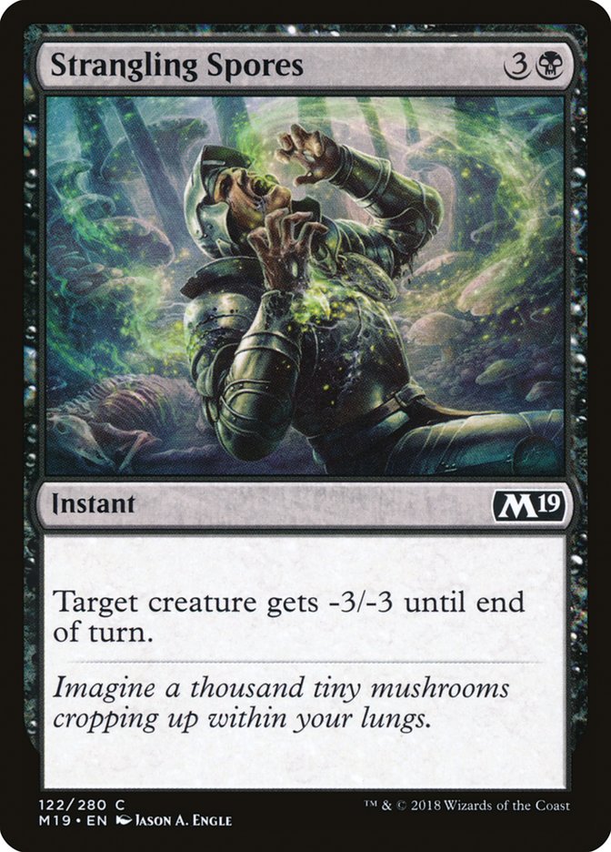 Strangling Spores [Core Set 2019] | Card Citadel