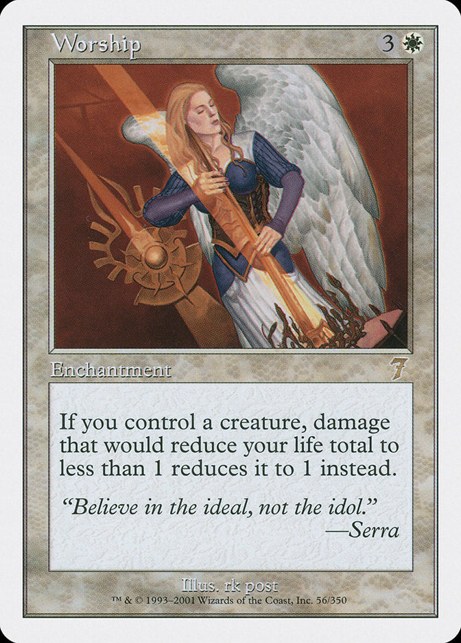 Worship [Seventh Edition] | Card Citadel