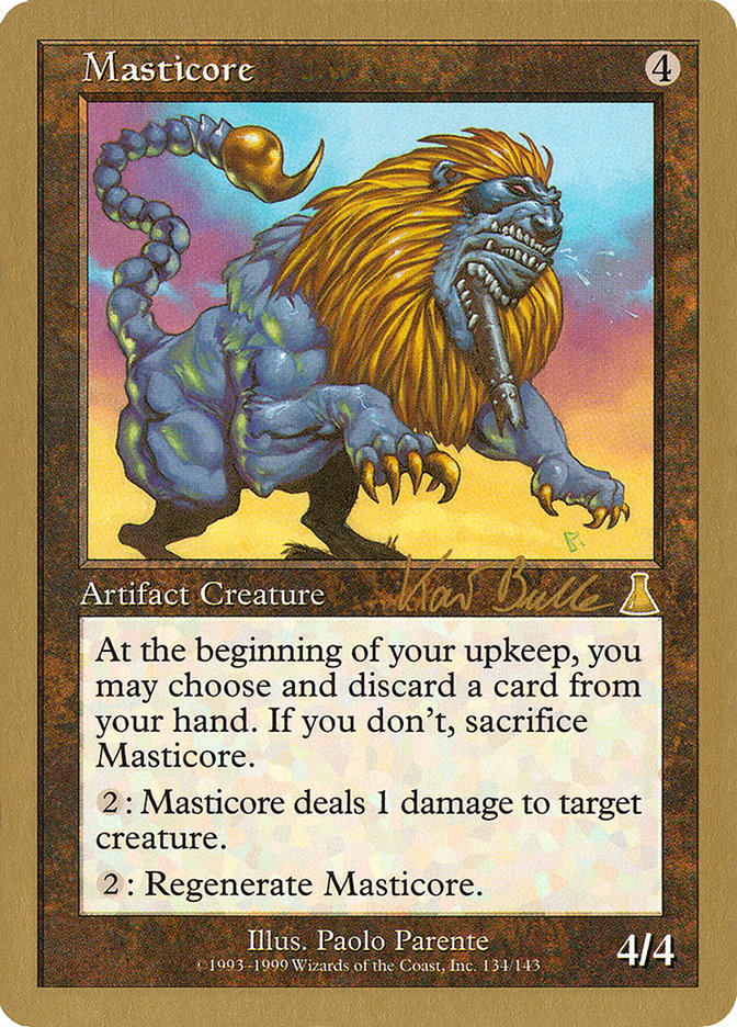 Masticore (Kai Budde) [World Championship Decks 1999] | Card Citadel