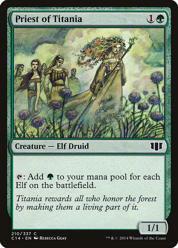 Priest of Titania [Commander 2014] | Card Citadel