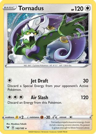 Tornadus (142/185) (Cosmos Holo) [Sword & Shield: Vivid Voltage] | Card Citadel