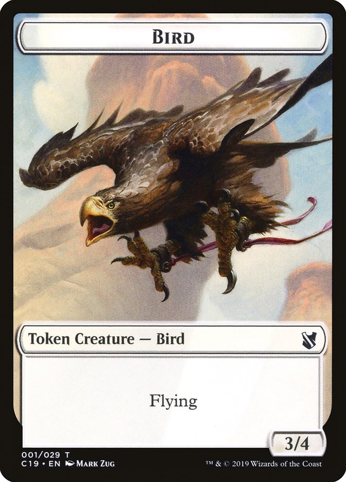 Bird (001/029) [Commander 2019 Tokens] | Card Citadel