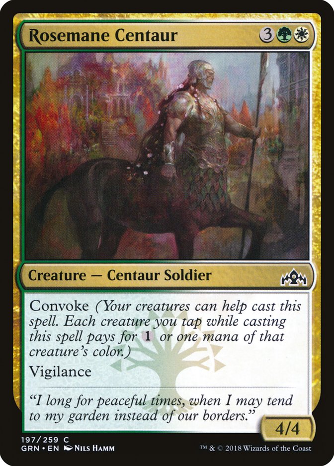 Rosemane Centaur [Guilds of Ravnica] | Card Citadel