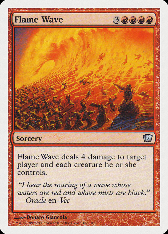 Flame Wave [Ninth Edition] | Card Citadel