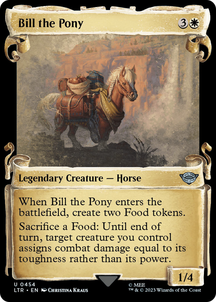 Bill the Pony [The Lord of the Rings: Tales of Middle-Earth Showcase Scrolls] | Card Citadel