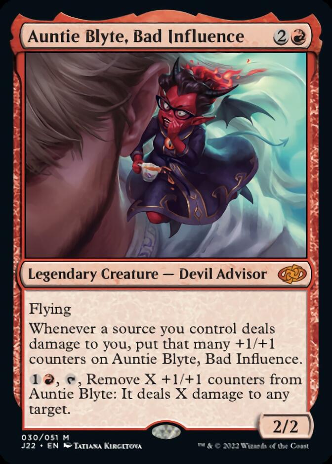 Auntie Blyte, Bad Influence [Jumpstart 2022] | Card Citadel