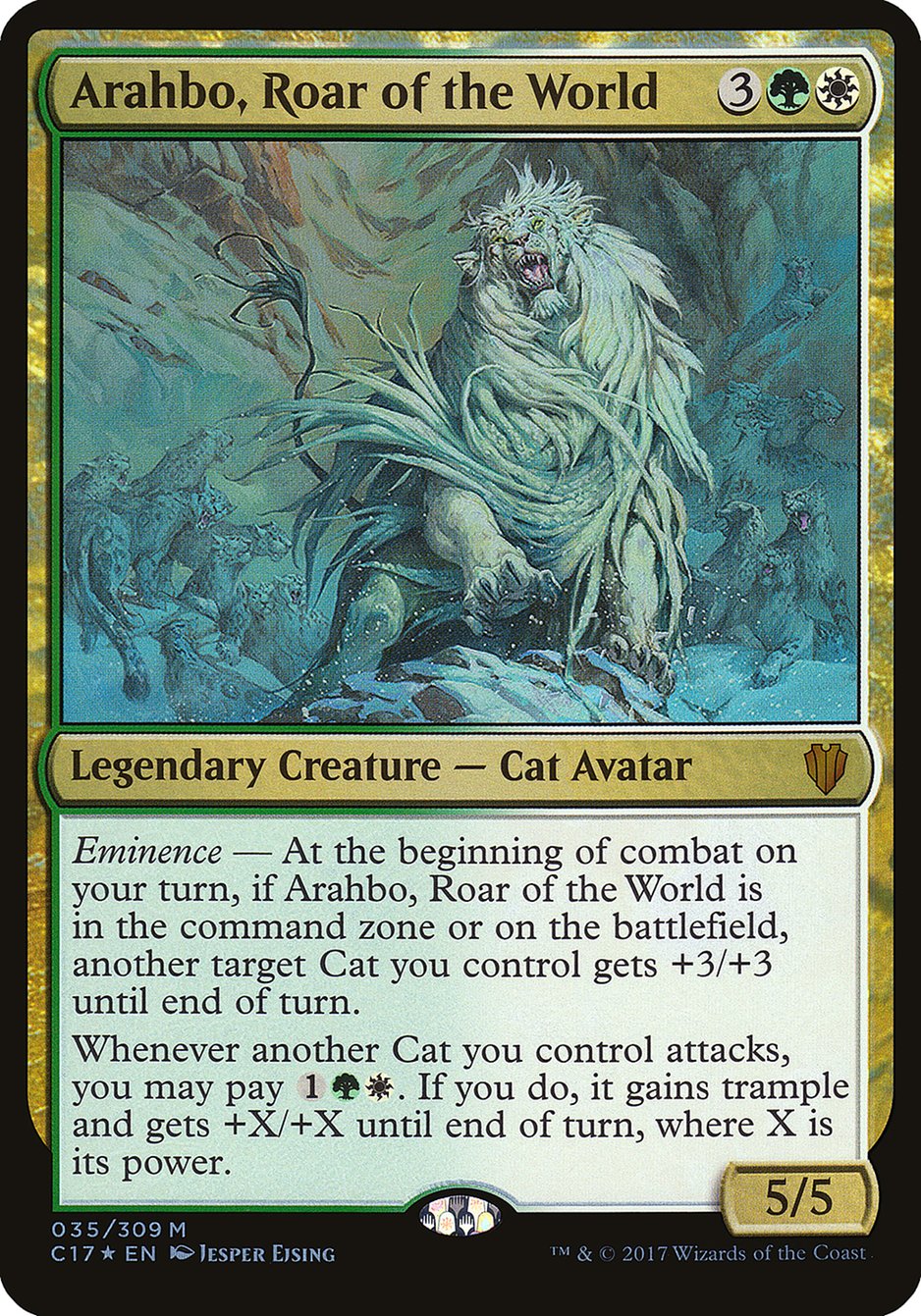 Arahbo, Roar of the World (Commander 2017) [Commander 2017 Oversized] | Card Citadel