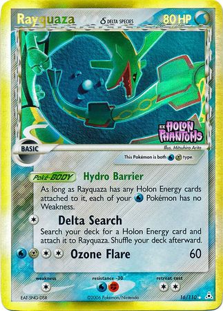 Rayquaza (16/110) (Delta Species) (Stamped) [EX: Holon Phantoms] | Card Citadel