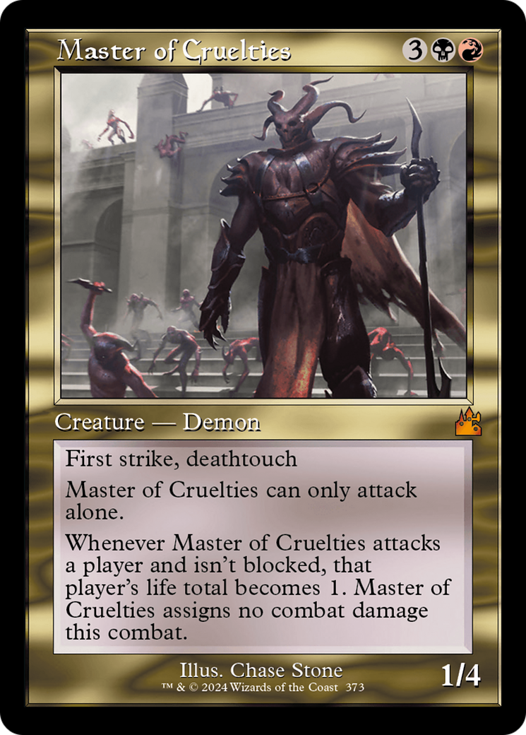Master of Cruelties (Retro Frame) [Ravnica Remastered] | Card Citadel
