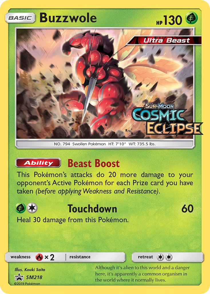 Buzzwole (SM218) [Sun & Moon: Black Star Promos] | Card Citadel