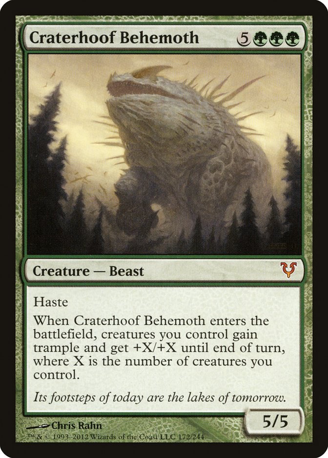 Craterhoof Behemoth [Avacyn Restored] | Card Citadel