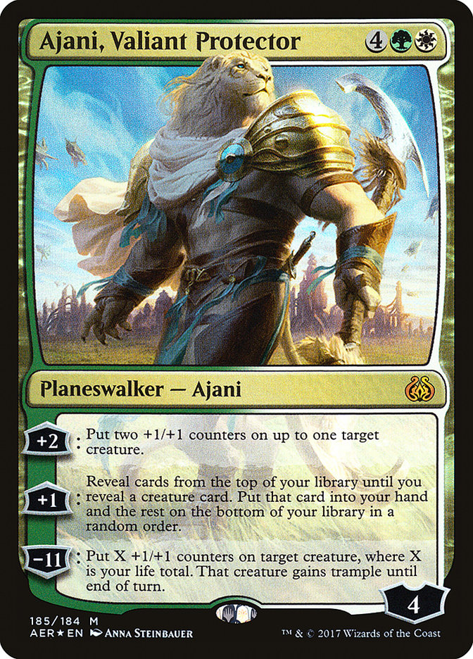 Ajani, Valiant Protector [Aether Revolt] | Card Citadel